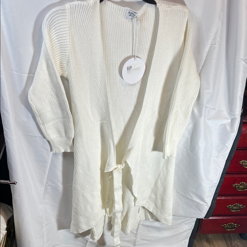 Princess Polly Cream Knit Cardigan